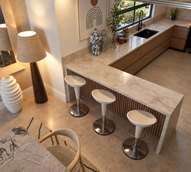The breakfast counter — MAKRIDGE AT SALIA artist’s impression