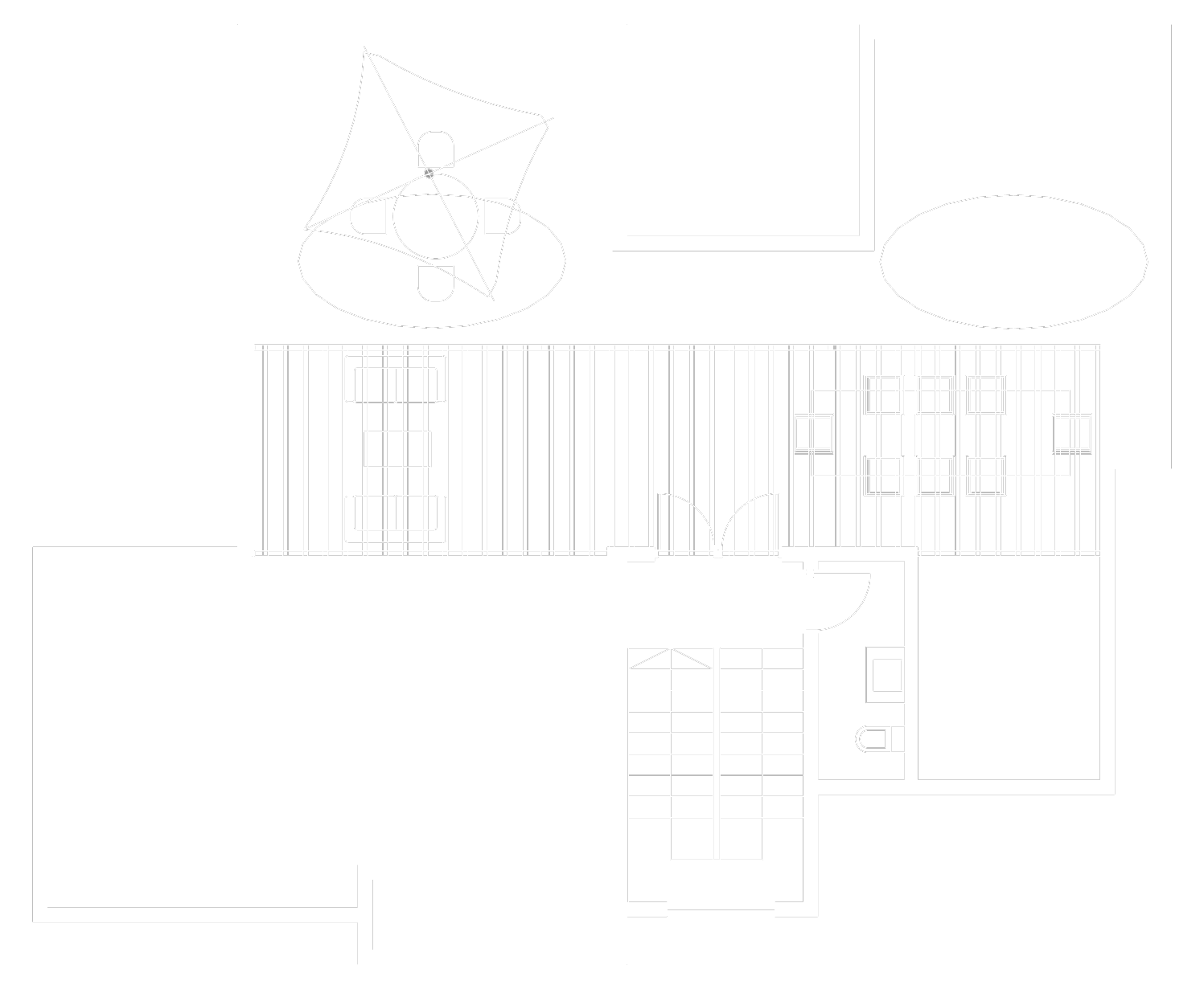 Roof architectural drawing